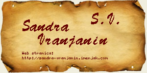 Sandra Vranjanin vizit kartica